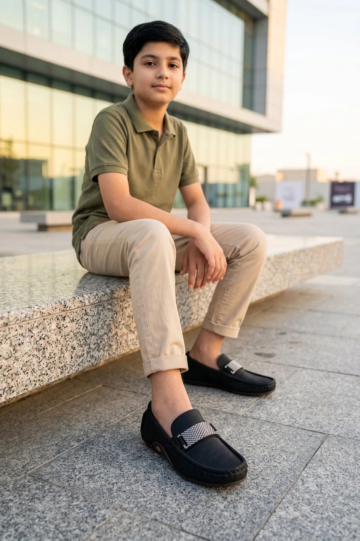 Boy Loafer Shoes Black 0610612