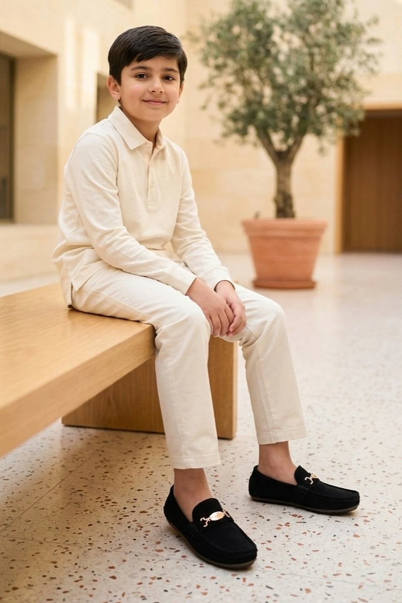 Boy Loafer Shoes Black 0610629