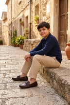 Boy Loafer Shoes Brown 0610617