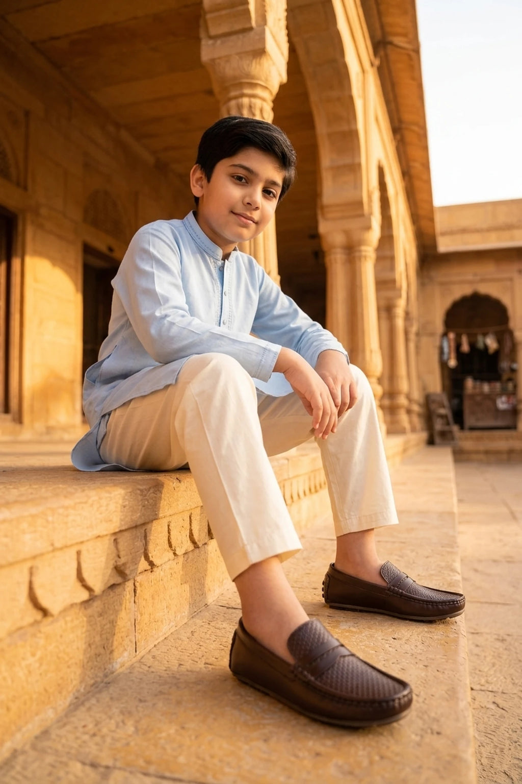 Boy Loafer Shoes Brown 0610659