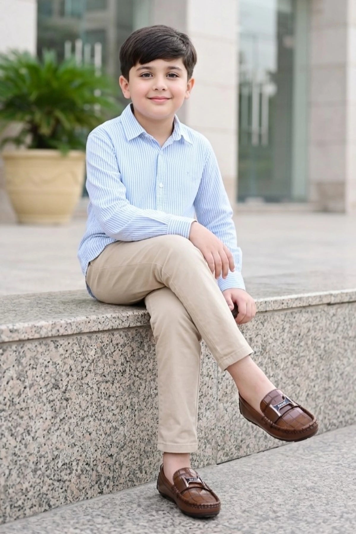 Boy Loafer Shoes Mustard 0610680