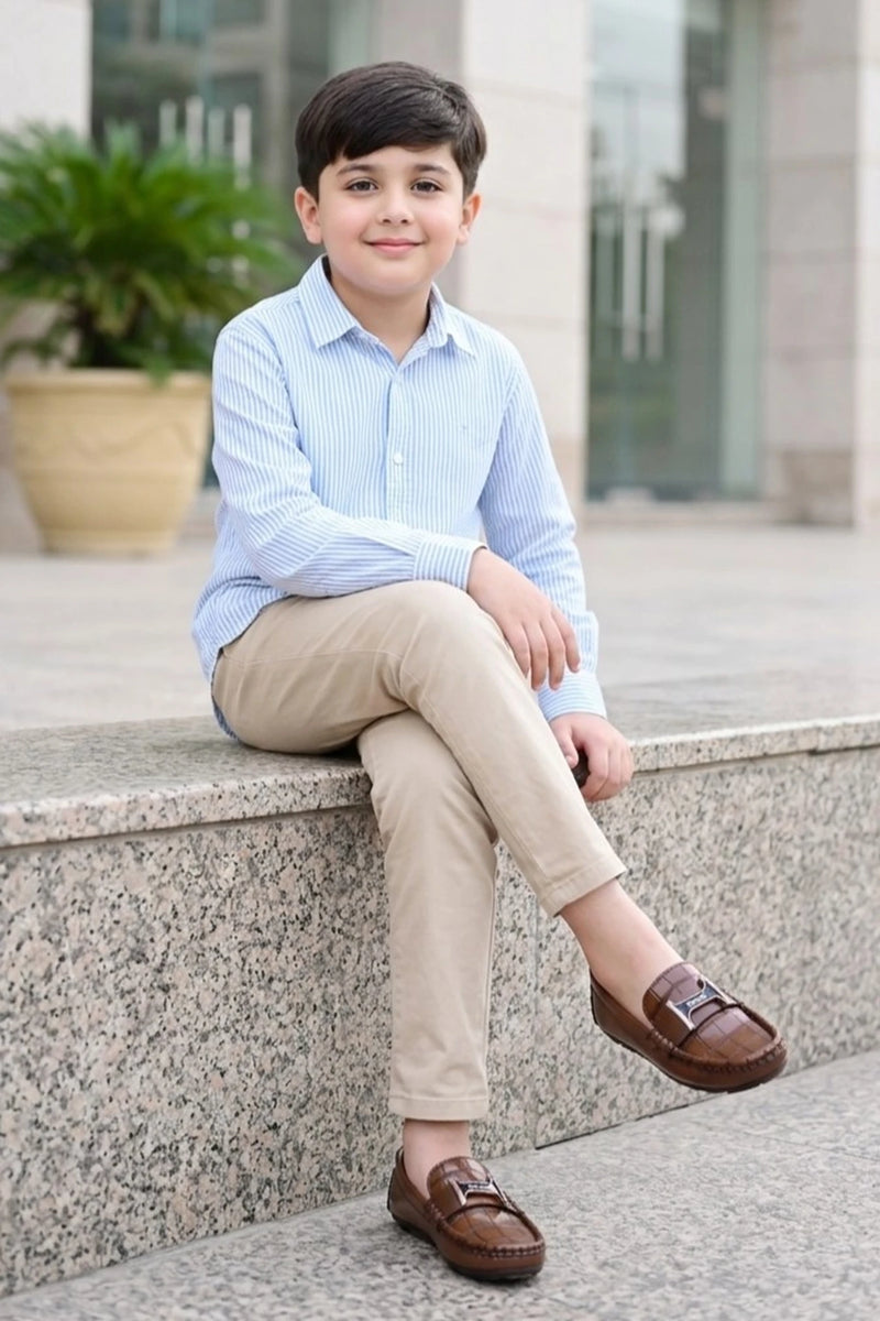 Boy Loafer Shoes Mustard 0610680