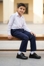 Boy School Shoes Black 0610463