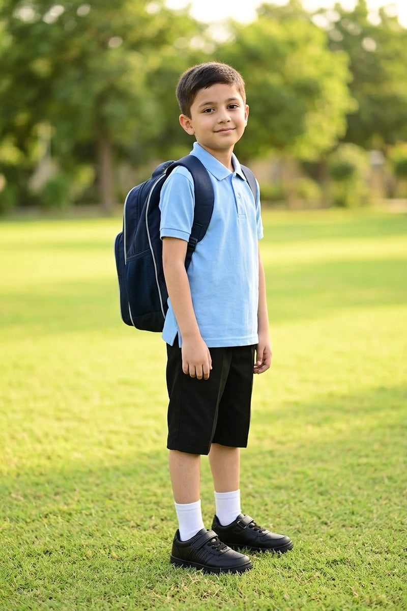 Boy School Shoes Black 0650819