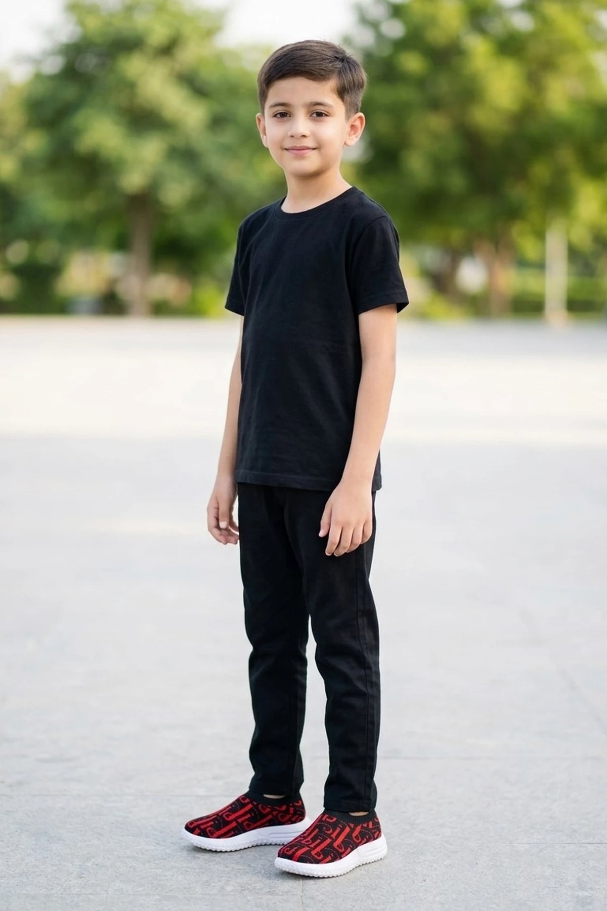 Boy Sneaker Shoes Black 0640105