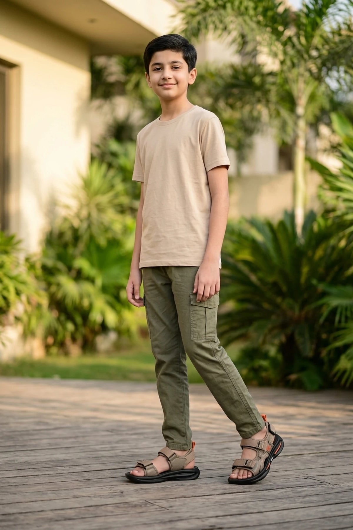 Boy Sport Sandal Fawn 0621025