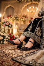 Bridal Court Shoes Black 0450100