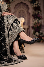 Bridal Court Shoes Black 0450198