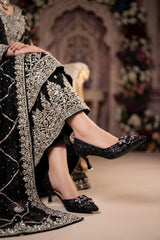 Bridal Court Shoes Black 0450198