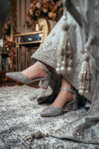 Bridal Court Shoes Silver 0450099