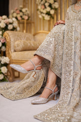 Bridal Court Shoes Silver 0450146
