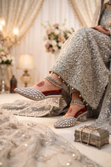 Bridal Court Shoes Silver 0450180