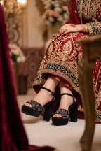 Bridal Sandal Black 0421606