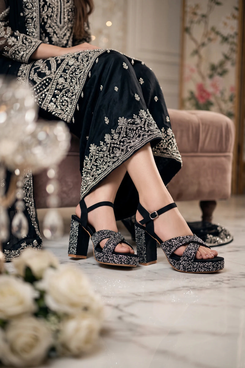 Bridal Sandal Black 0421834