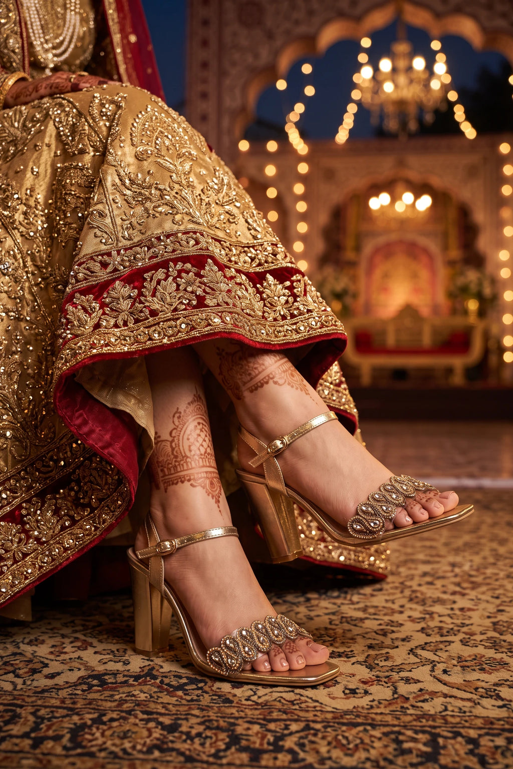 Bridal Sandal Golden 0421114