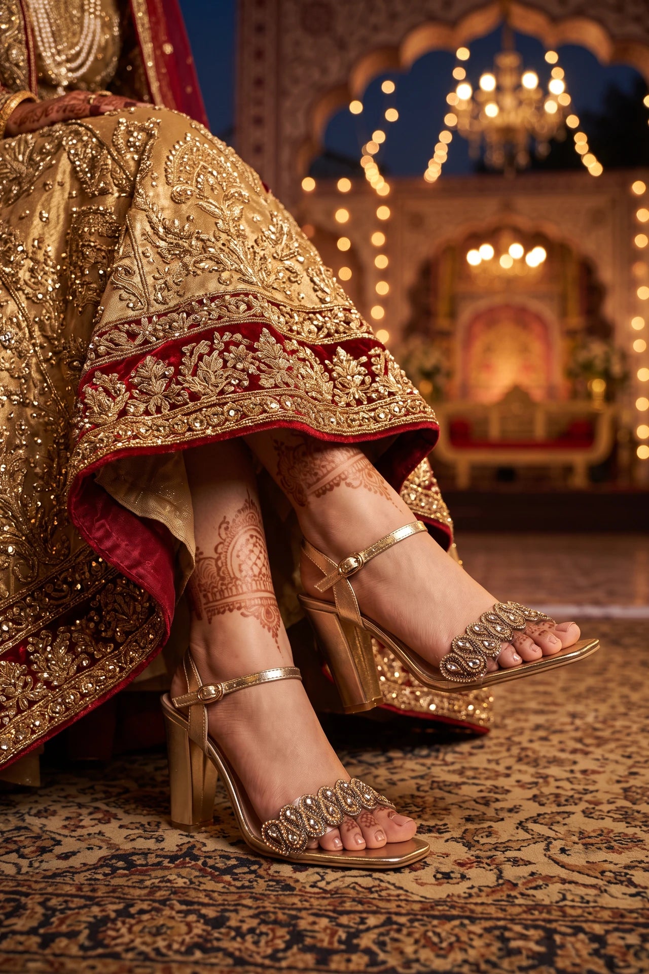 Bridal Sandal Golden 0421114