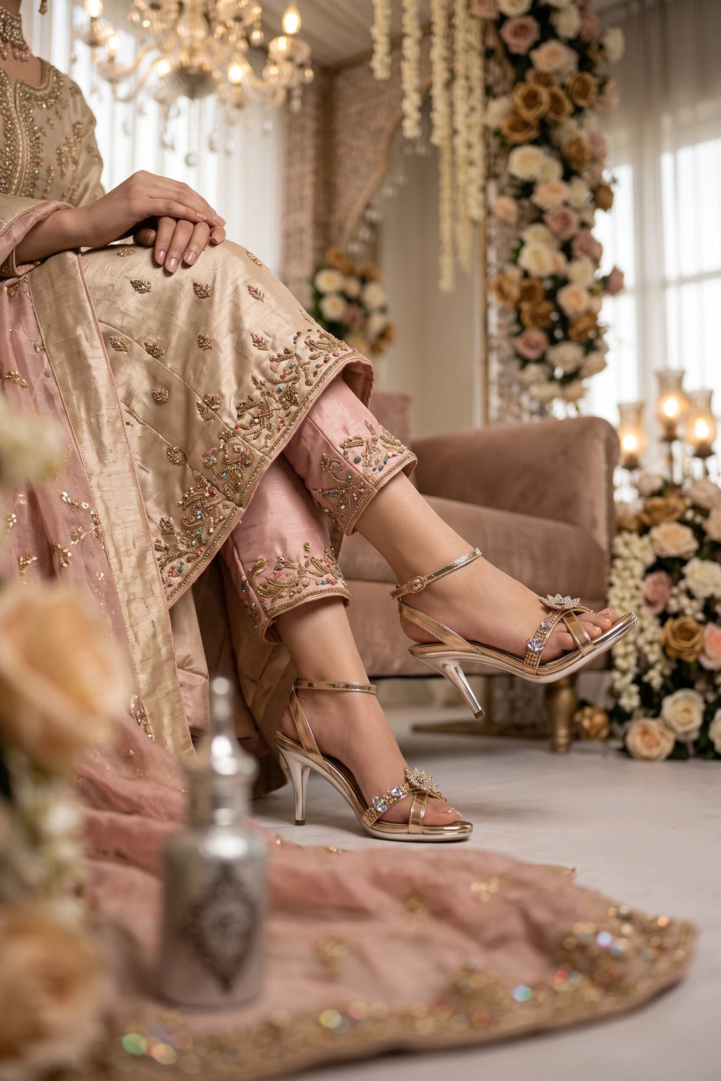 Bridal Sandal Golden 0421608