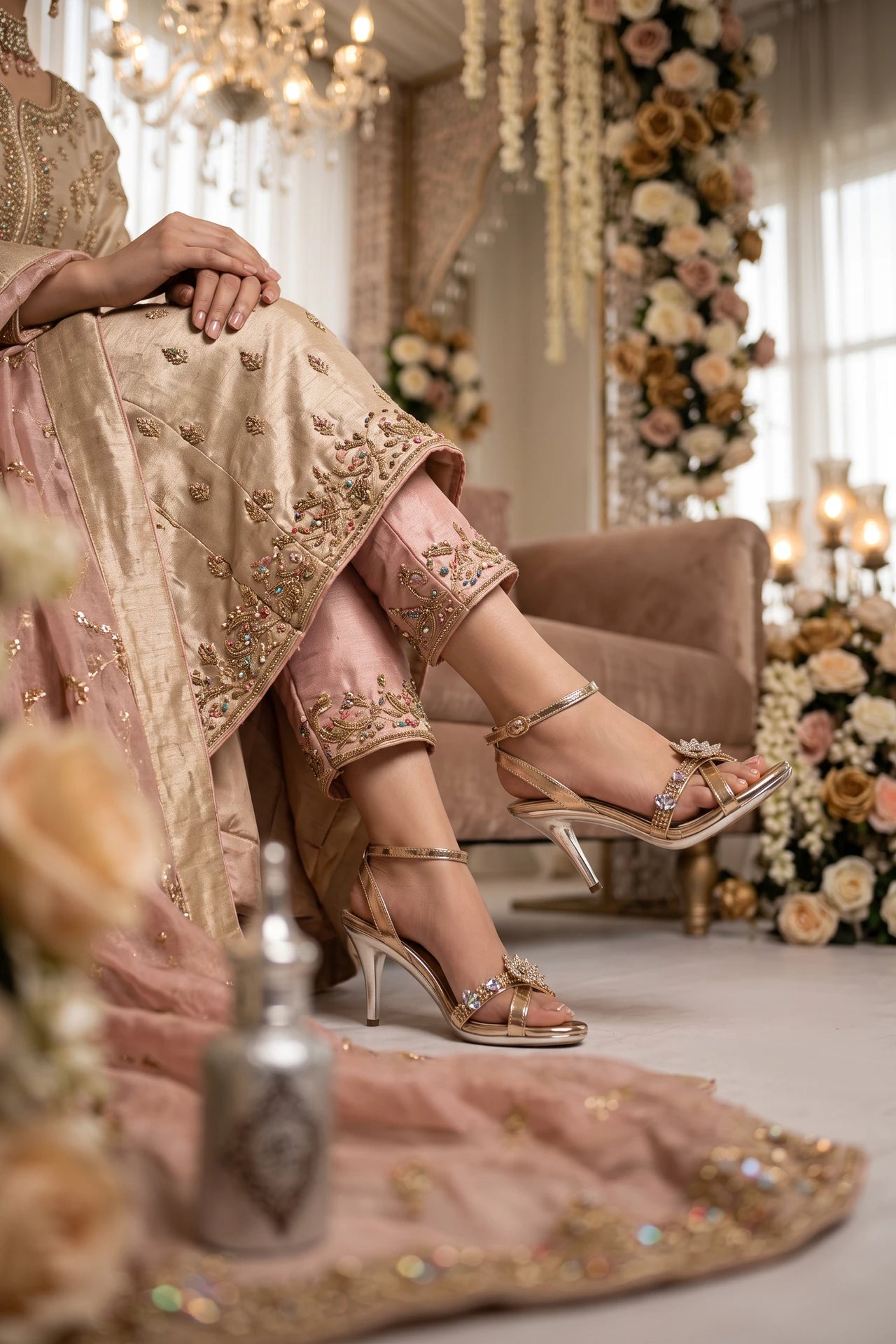 Bridal Sandal Golden 0421608