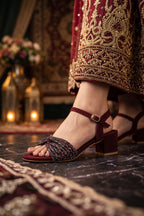Bridal Sandal Maroon 0421821