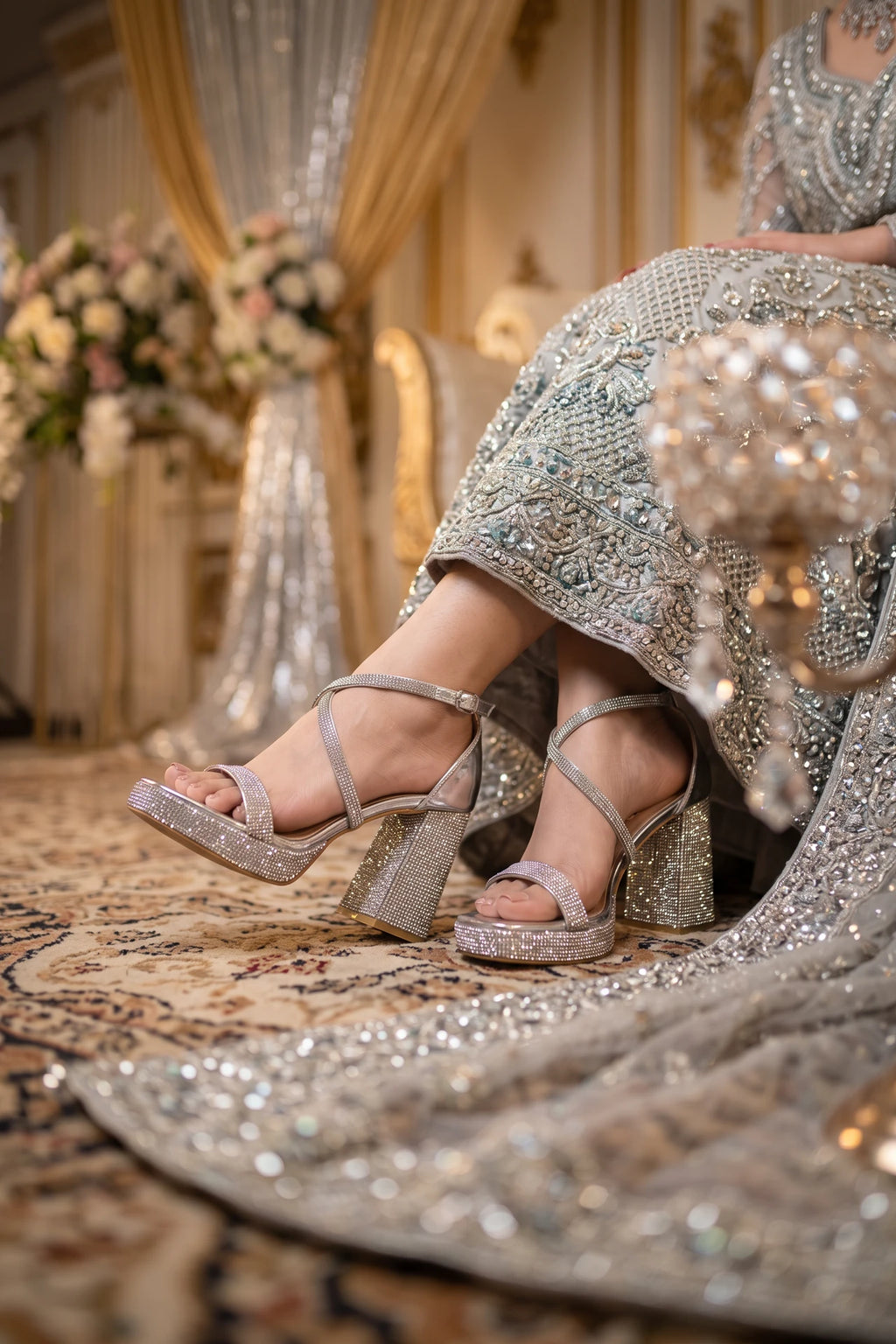 Bridal Sandal Silver 0421662