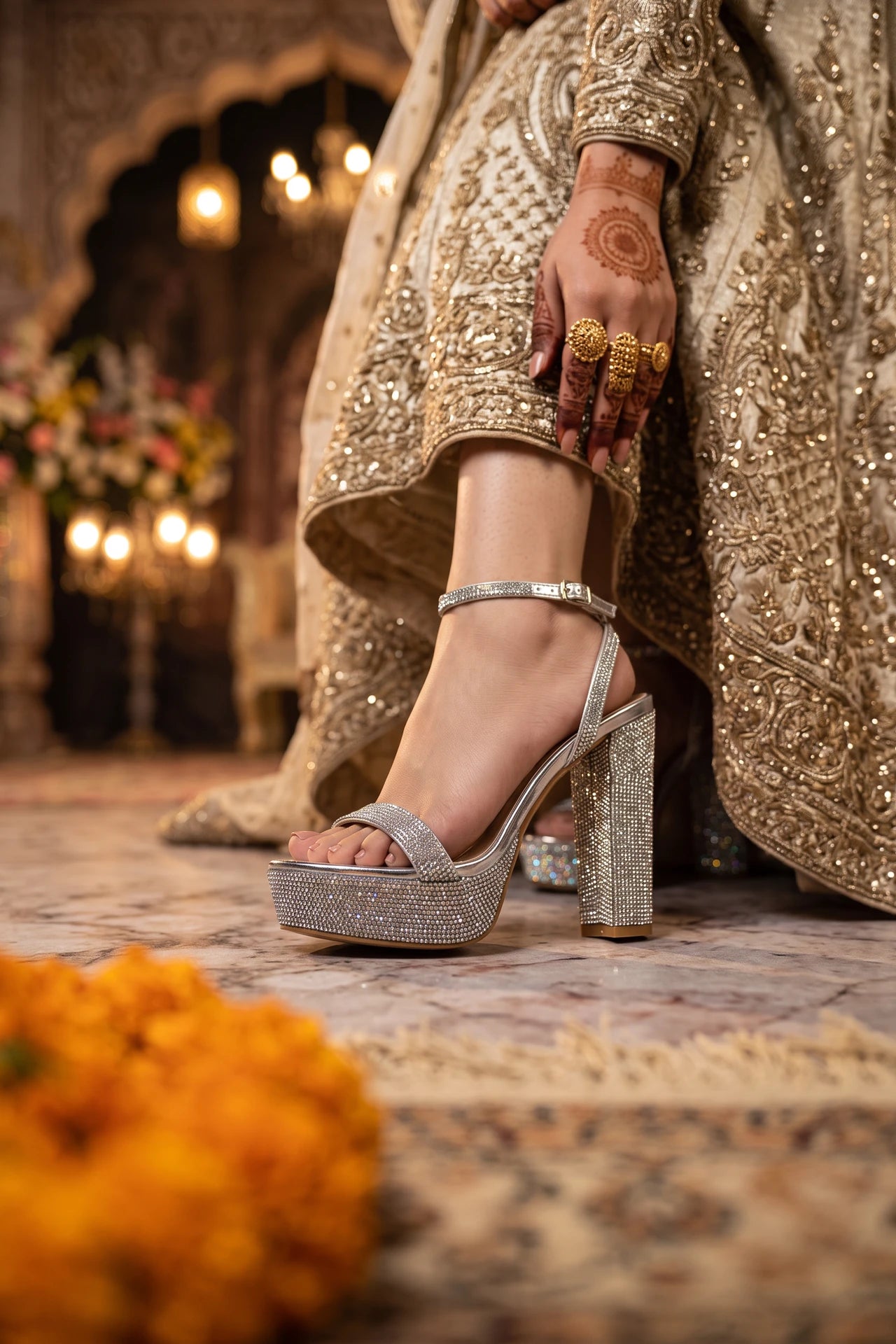 Bridal Sandal Silver 0421677