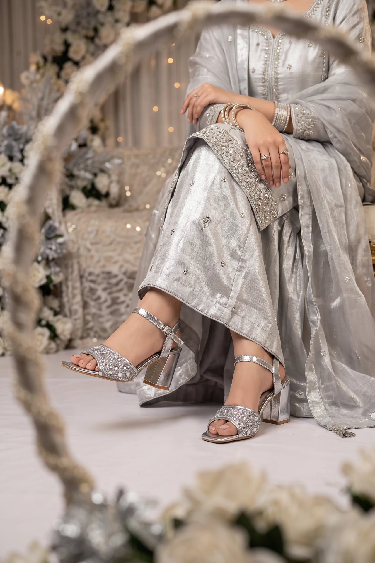 Bridal Sandal Silver 0421695