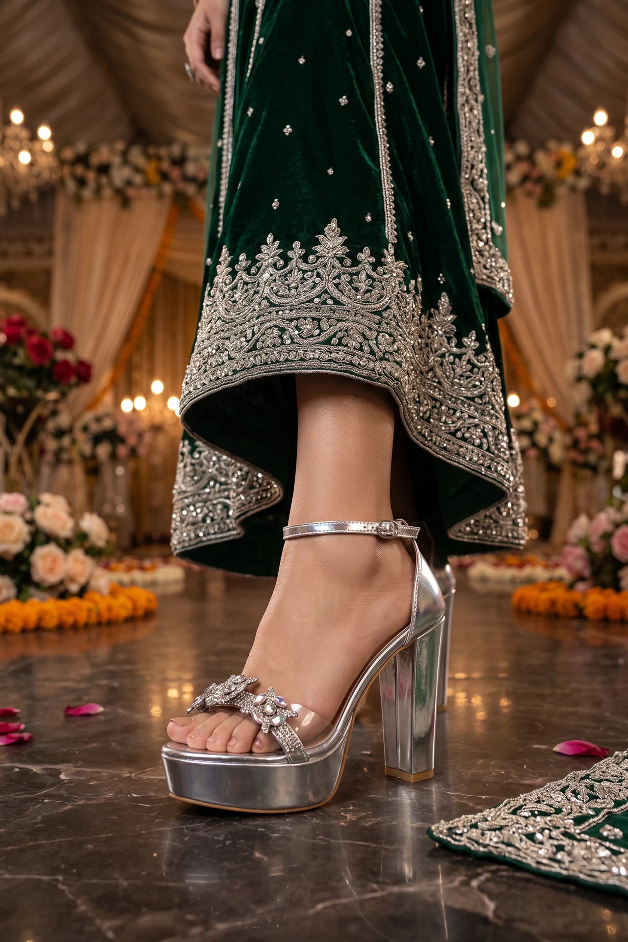 Bridal Sandal Silver 0421765