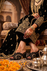 Bridal Slipper Black 0413657