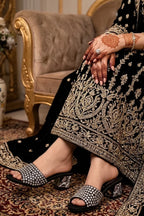 Bridal Slipper Black 0413821