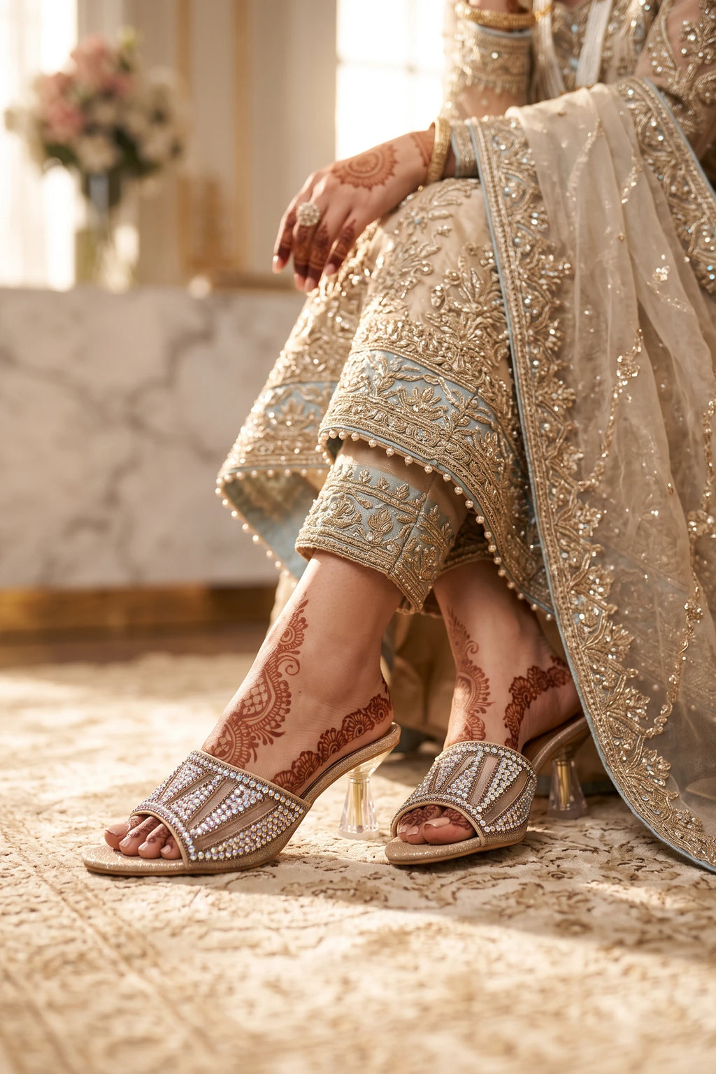 Bridal Slipper Golden 0413766