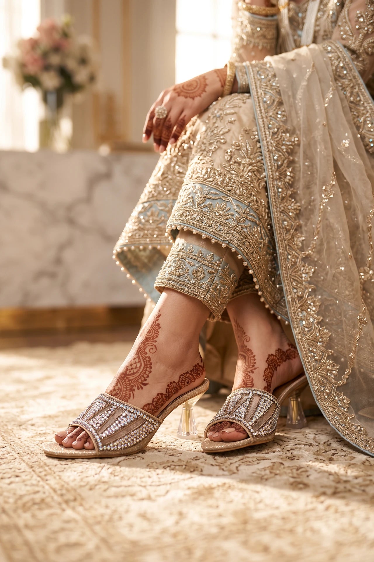 Bridal Slipper Golden 0413766