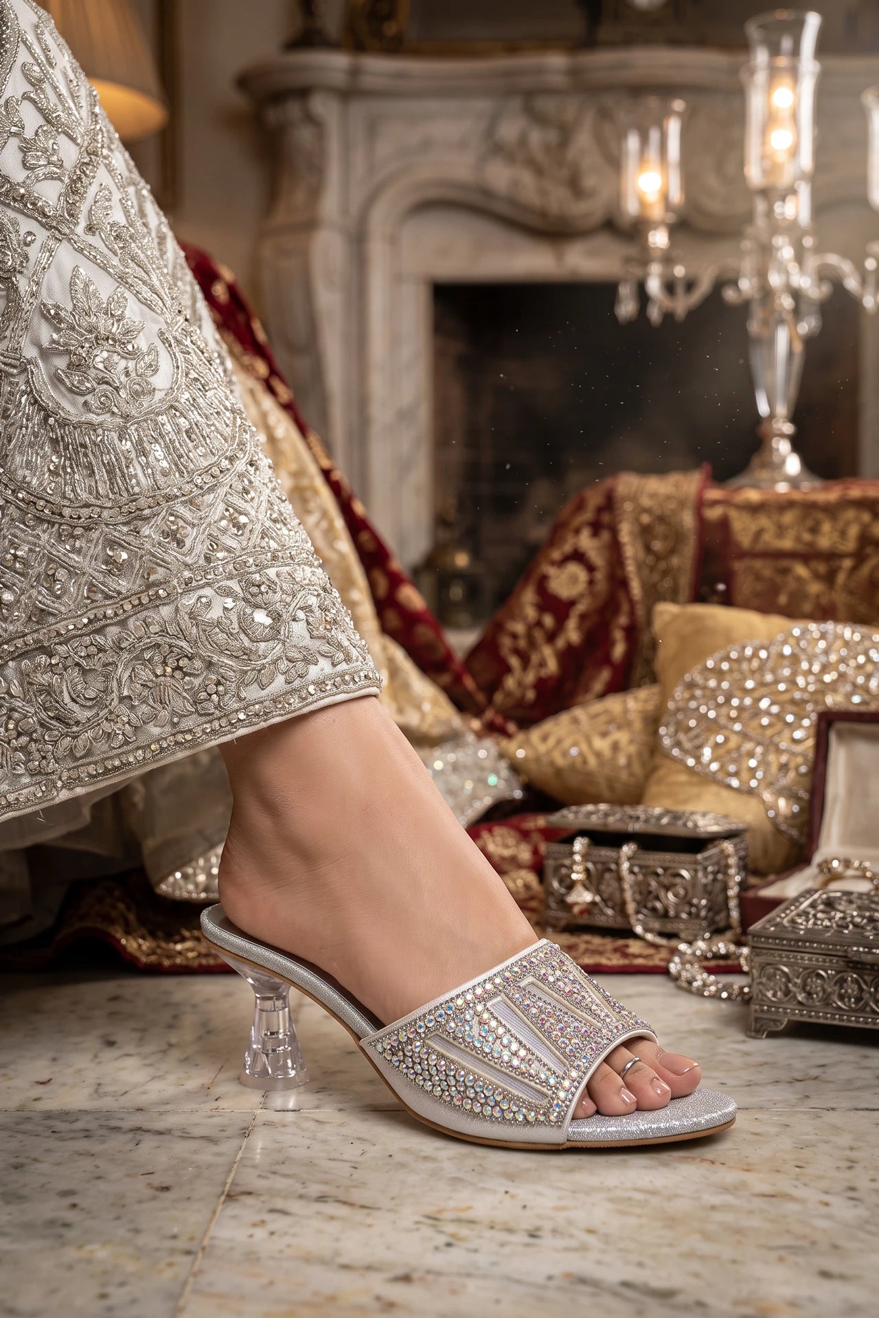 Bridal Slipper Silver 0413766