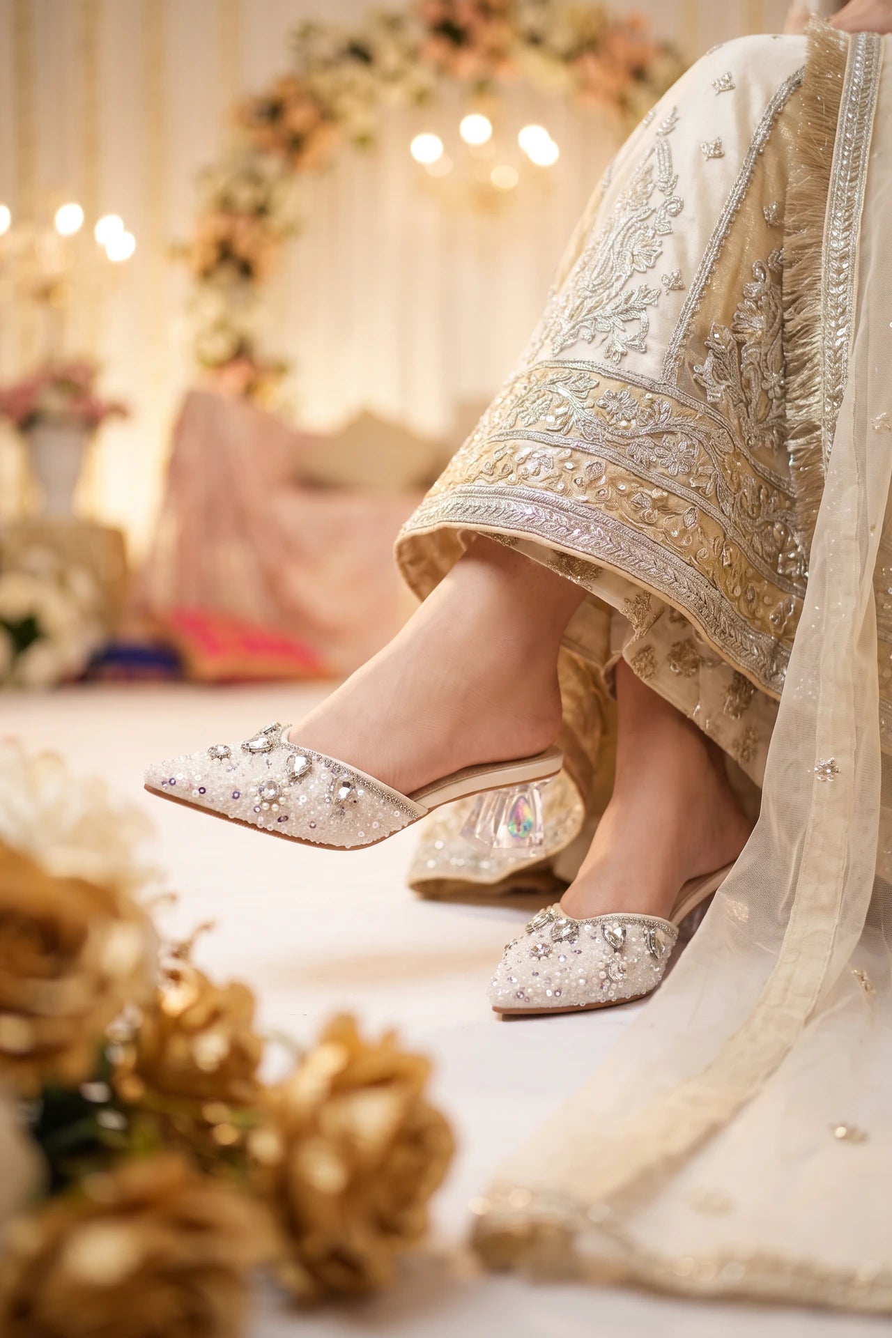 Bridal Court Shoes Fawn 0450181