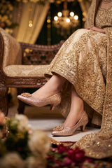Bridal Court Shoes Golden 0450059