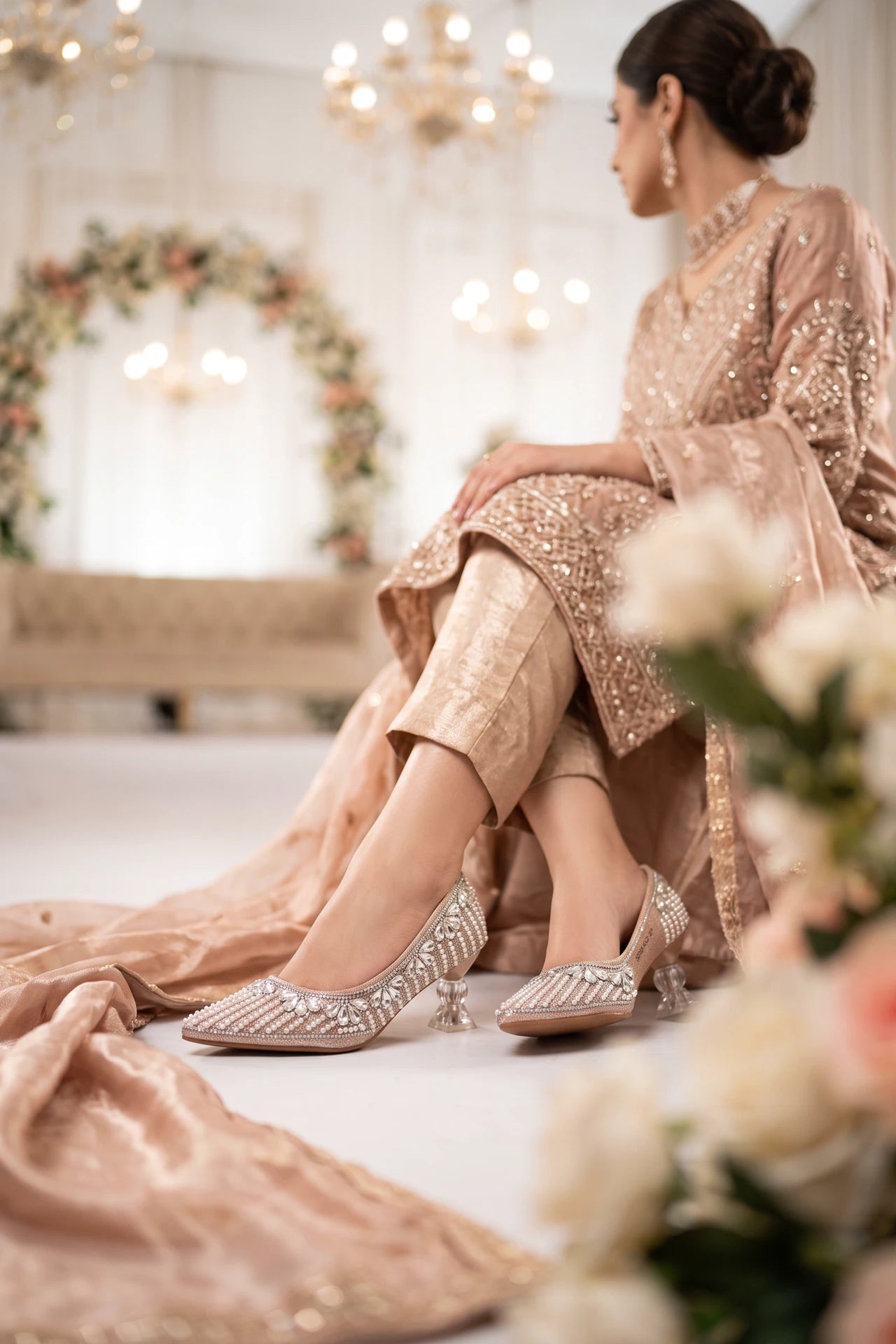 Bridal Court Shoes Golden 0450177