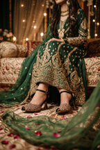Bridal Court Shoes Green 0450095