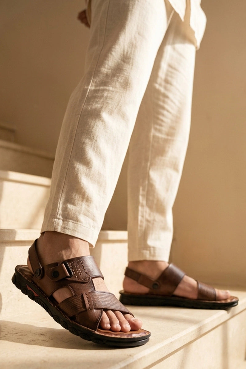 Brown Casual Sandals For Men 0141194
