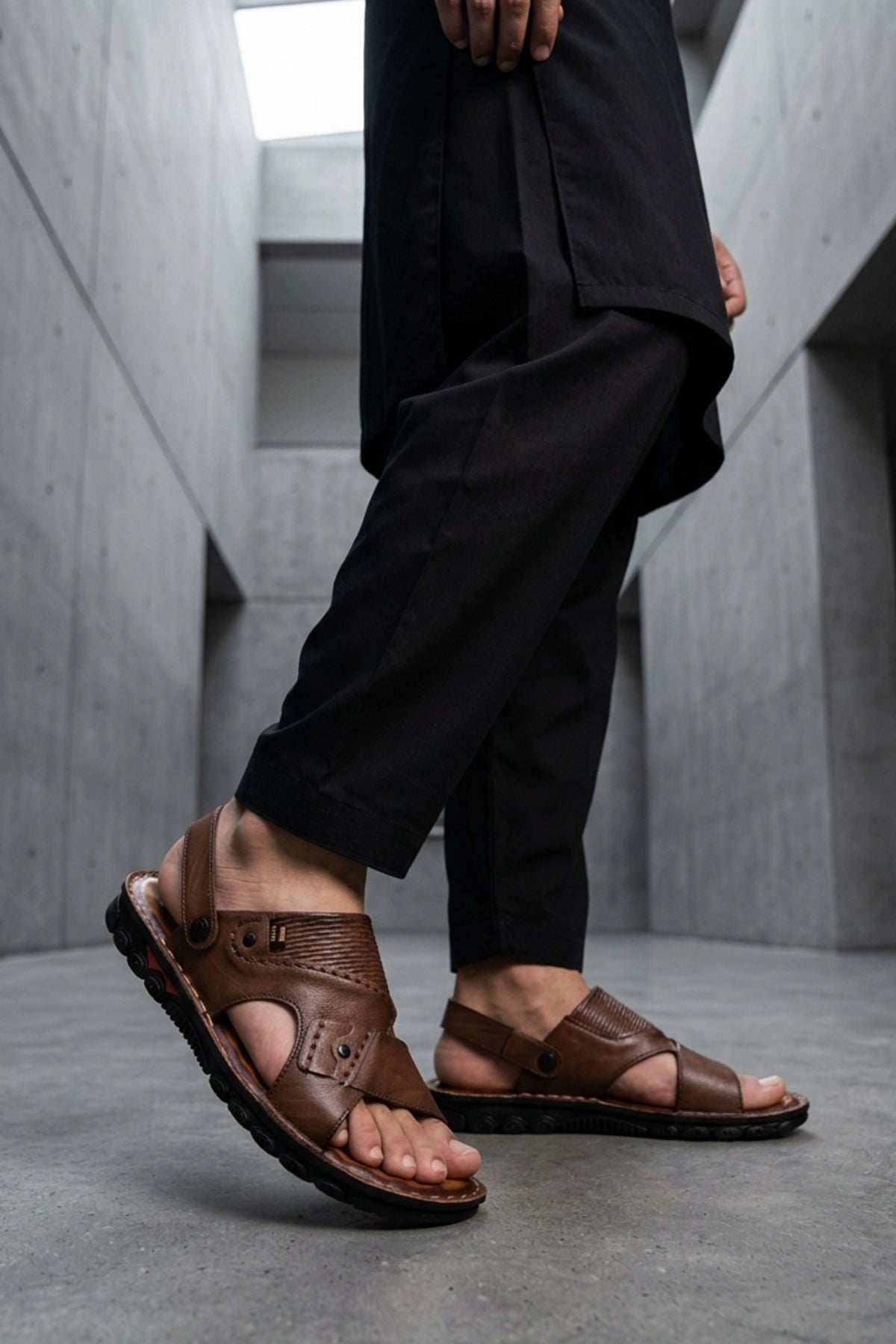 Brown Casual Sandals For Men 0141196