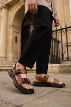 Brown Comfy Casual Sandals 0141163