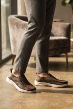 Brown Comfy Casual Shoes 0160540