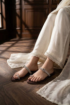 Brown Flat Fancy Slippers 0412872