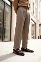 Brown Glossy Formal Shoes 0111368