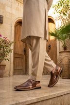 Brown Kaptan Peshawari Sandal 0140745