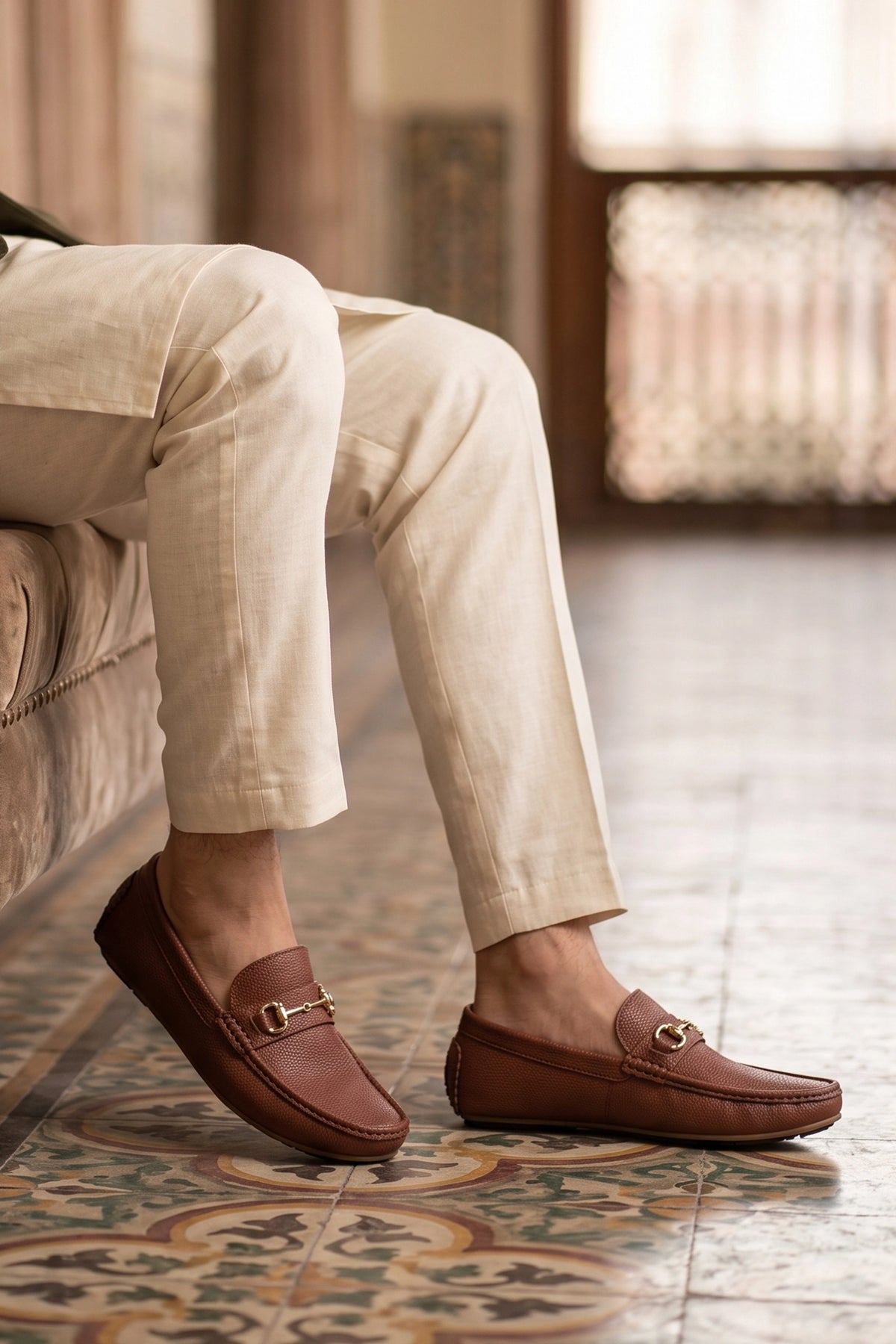 Brown Loafer Shoes 0130942
