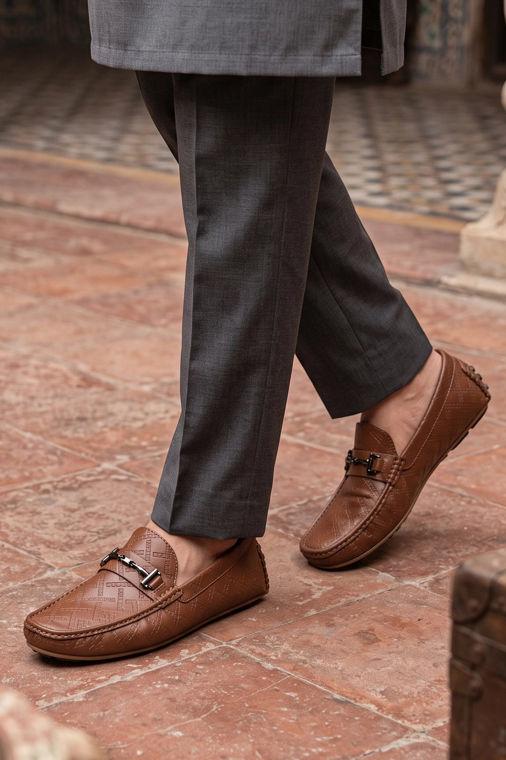 Brown Loafer Shoes 0130943