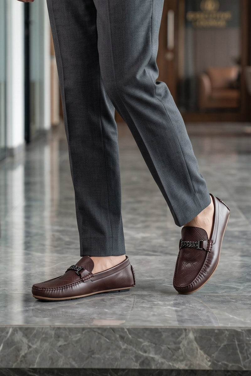 Brown Loafer Shoes 0130944
