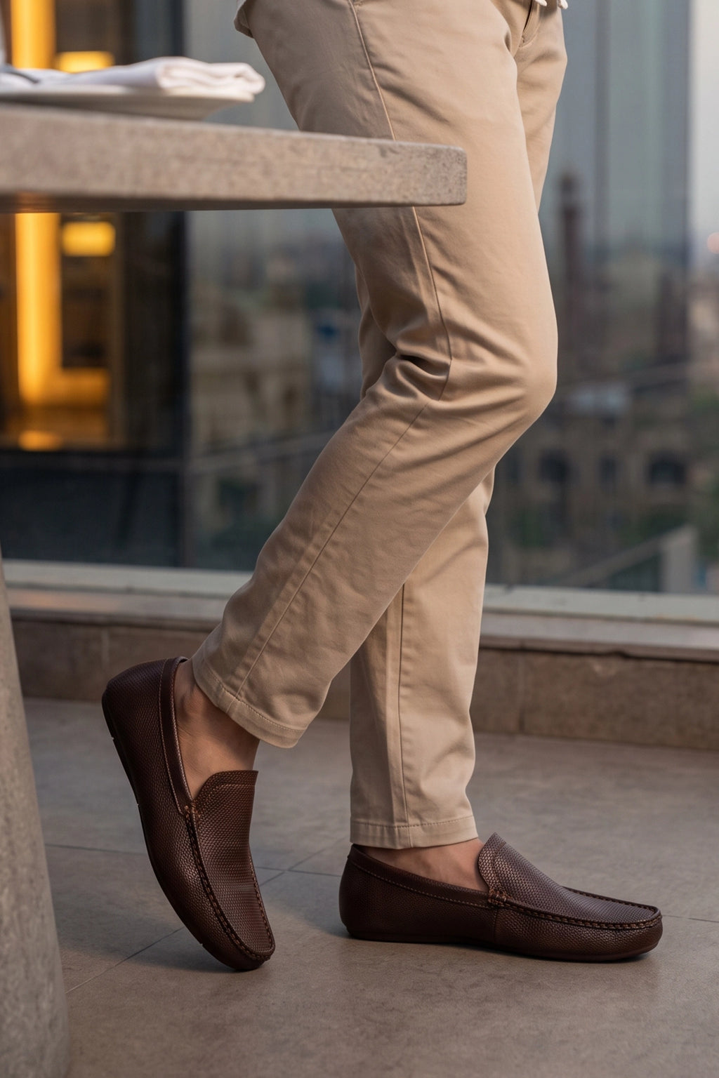 Brown Loafer Shoes 0130973