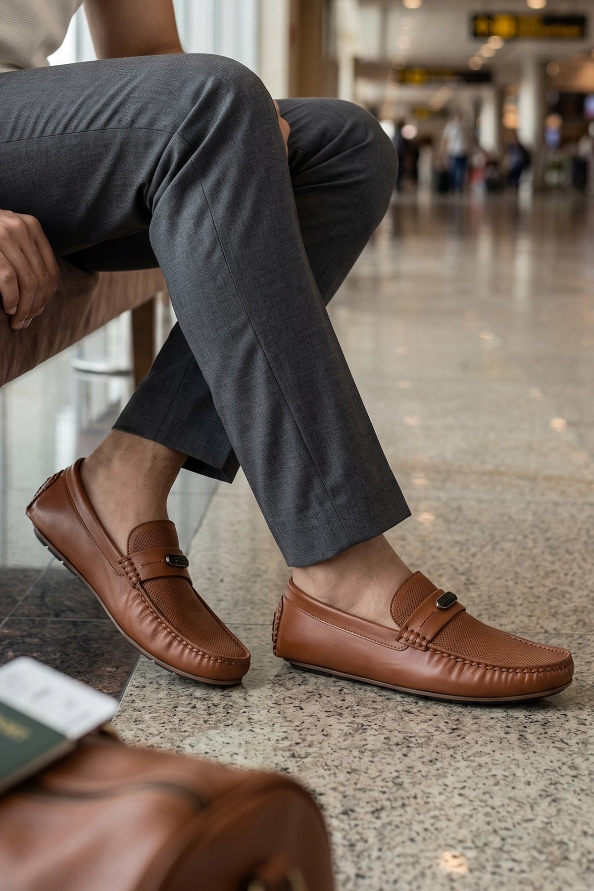 Brown Loafer Shoes 0130994