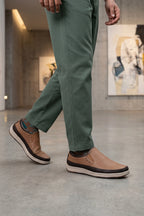 Brown Slip On Sneakers 0120606