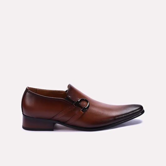 Brown Long Toe Dress Shoes 0111262